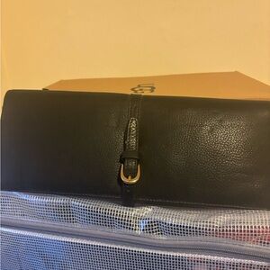 Vintage Sorial Leather Clutch